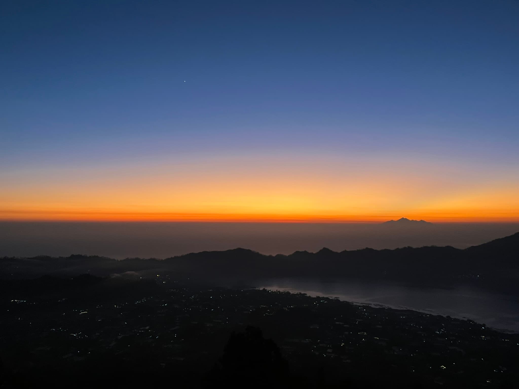 Sunrise from Mount Batur